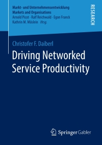 Cover image: Driving Networked Service Productivity 9783658295790