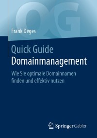 Omslagafbeelding: Quick Guide Domainmanagement 9783658295981