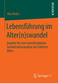 Cover image: Lebensführung im Alter(n)swandel 9783658296155