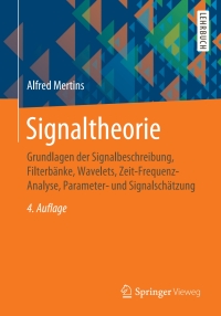 Cover image: Signaltheorie 4th edition 9783658296476