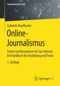 Cover image: Online-Journalismus 5th edition 9783658296636