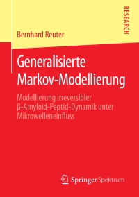 Cover image: Generalisierte Markov-Modellierung 9783658297114