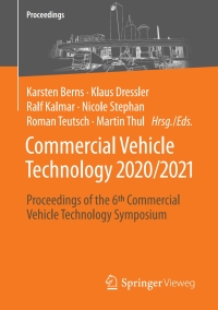 Imagen de portada: Commercial Vehicle Technology 2020/2021 9783658297169
