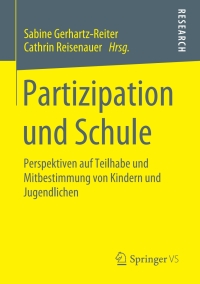 Imagen de portada: Partizipation und Schule 1st edition 9783658297497