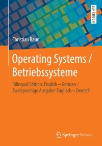 Cover image: Operating Systems / Betriebssysteme 9783658297848