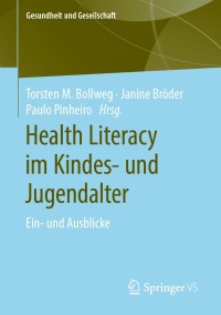 Cover image: Health Literacy im Kindes- und Jugendalter 1st edition 9783658298159