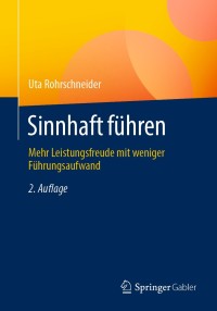 Cover image: Sinnhaft führen 2nd edition 9783658298678