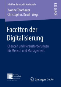 Omslagafbeelding: Facetten der Digitalisierung 1st edition 9783658298692