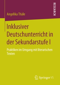 Imagen de portada: Inklusiver Deutschunterricht in der Sekundarstufe I 9783658298913