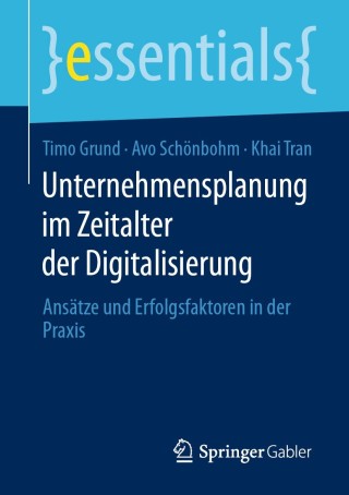 Cover image: Unternehmensplanung im Zeitalter der Digitalisierung 9783658299286