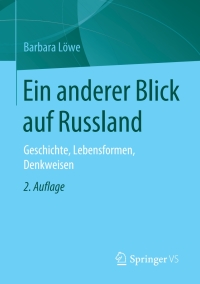Cover image: Ein anderer Blick auf Russland 2nd edition 9783658299408
