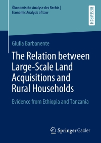 Imagen de portada: The Relation between Large-Scale Land Acquisitions and Rural Households 9783658299637