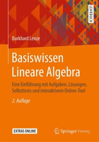 Immagine di copertina: Basiswissen Lineare Algebra 2nd edition 9783658299682