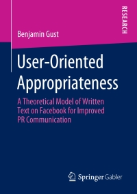 Cover image: User-Oriented Appropriateness 9783658299989