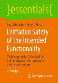 Omslagafbeelding: Leitfaden Safety of the Intended Functionality 2nd edition 9783658300371