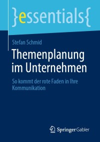 Imagen de portada: Themenplanung im Unternehmen 9783658300609