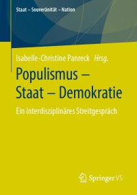 Imagen de portada: Populismus – Staat – Demokratie 1st edition 9783658300753