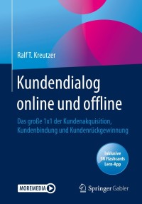 Omslagafbeelding: Kundendialog online und offline 9783658301187