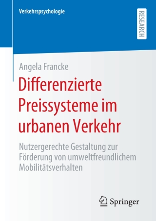Omslagafbeelding: Differenzierte Preissysteme im urbanen Verkehr 9783658301323