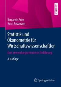 Imagen de portada: Statistik und Ökonometrie für Wirtschaftswissenschaftler 4th edition 9783658301361