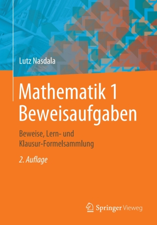 Cover image: Mathematik 1 Beweisaufgaben 2nd edition 9783658301590