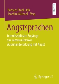 Cover image: Angstsprachen 1st edition 9783658301798