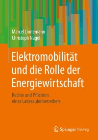Titelbild: Elektromobilität und die Rolle der Energiewirtschaft 9783658302160