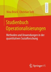 表紙画像: Studienbuch Operationalisierungen 9783658302382