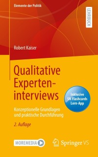 Cover image: Qualitative Experteninterviews 2nd edition 9783658302542