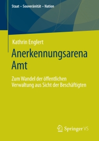 Cover image: Anerkennungsarena Amt 9783658303464