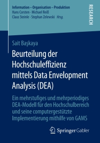 Cover image: Beurteilung der Hochschuleffizienz mittels Data Envelopment Analysis (DEA) 9783658303501