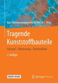 Imagen de portada: Tragende Kunststoffbauteile 2nd edition 9783658304041