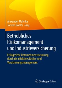 Imagen de portada: Betriebliches Risikomanagement und Industrieversicherung 1st edition 9783658304201
