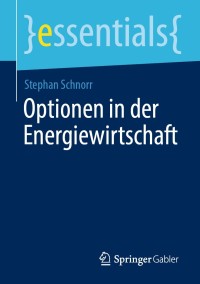 صورة الغلاف: Optionen in der Energiewirtschaft 9783658304645