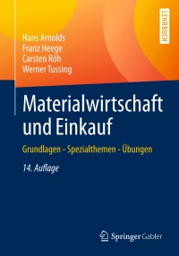 Imagen de portada: Materialwirtschaft und Einkauf 14th edition 9783658304737