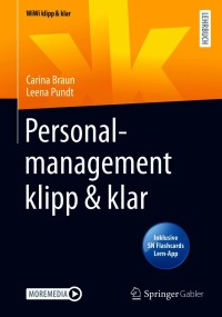 Omslagafbeelding: Personalmanagement klipp & klar 9783658305734