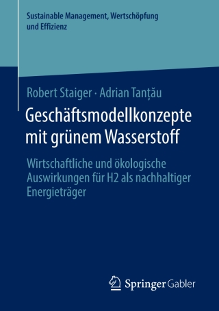 Cover image: Geschäftsmodellkonzepte mit grünem Wasserstoff 9783658305758