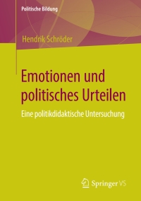 Omslagafbeelding: Emotionen und politisches Urteilen 9783658306557