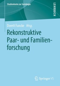 Titelbild: Rekonstruktive Paar- und Familienforschung 1st edition 9783658306670