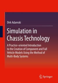 Cover image: Simulation in Chassis Technology 9783658306779