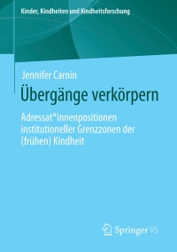 Cover image: Übergänge verkörpern 9783658307035