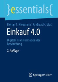 Imagen de portada: Einkauf 4.0 2nd edition 9783658307899