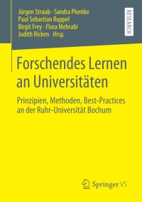 Cover image: Forschendes Lernen an Universitäten 1st edition 9783658308278