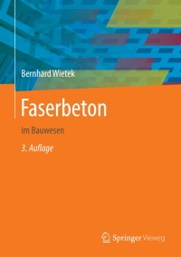 Cover image: Faserbeton 3rd edition 9783658308742