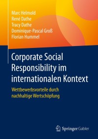 Cover image: Corporate Social Responsibility im internationalen Kontext 9783658308988