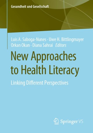 Cover image: New Approaches to Health Literacy 1st edition 9783658309084
