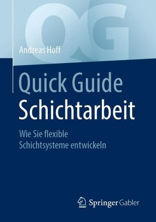 Imagen de portada: Quick Guide Schichtarbeit 9783658309749