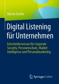 Omslagafbeelding: Digital Listening für Unternehmen 9783658311032