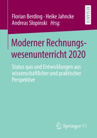 Cover image: Moderner Rechnungswesenunterricht 2020 1st edition 9783658311452