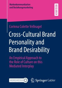 Cover image: Cross-Cultural Brand Personality and Brand Desirability 9783658311773